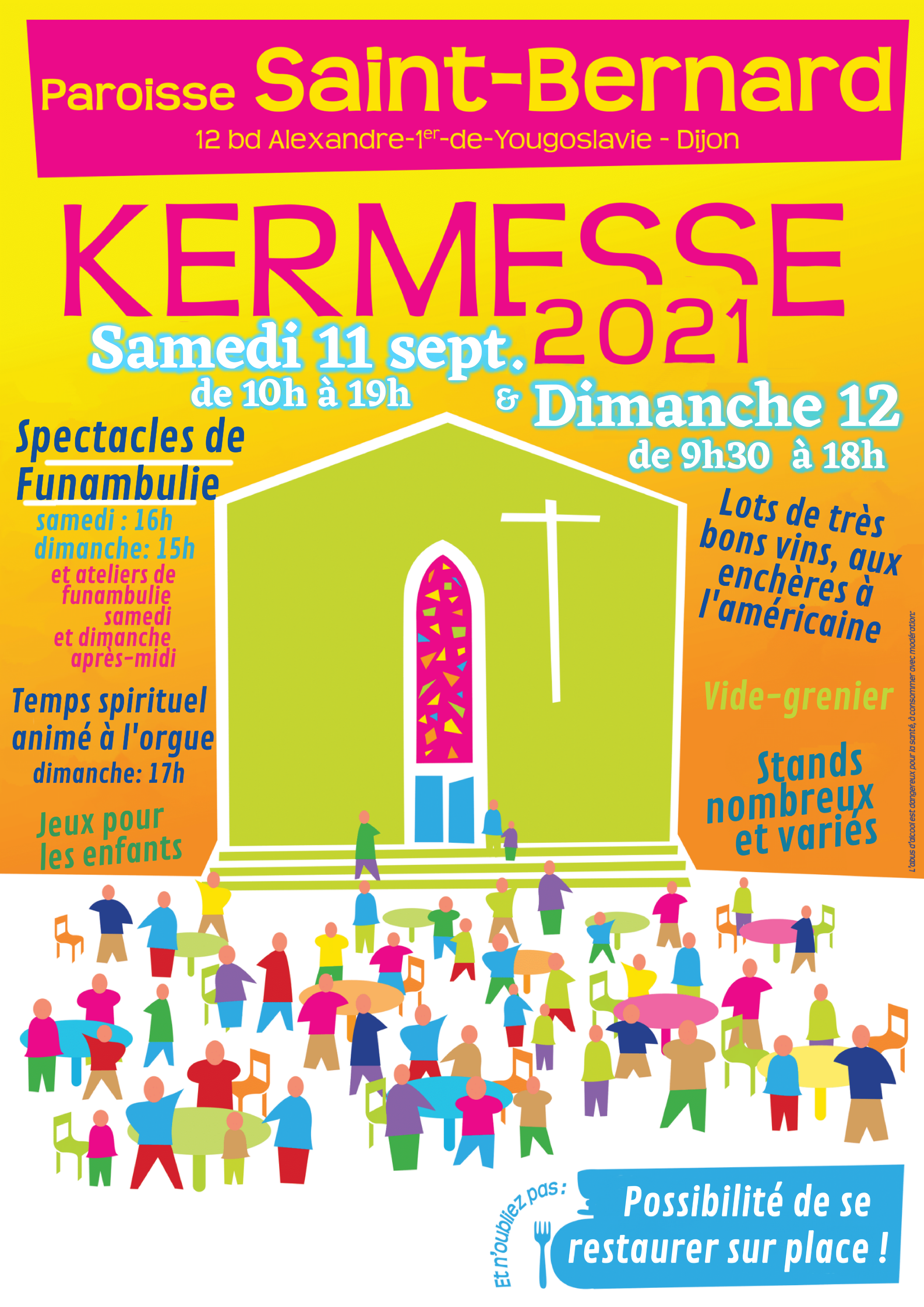 Affiche Kermesse Saint Bernard 2021 - 3