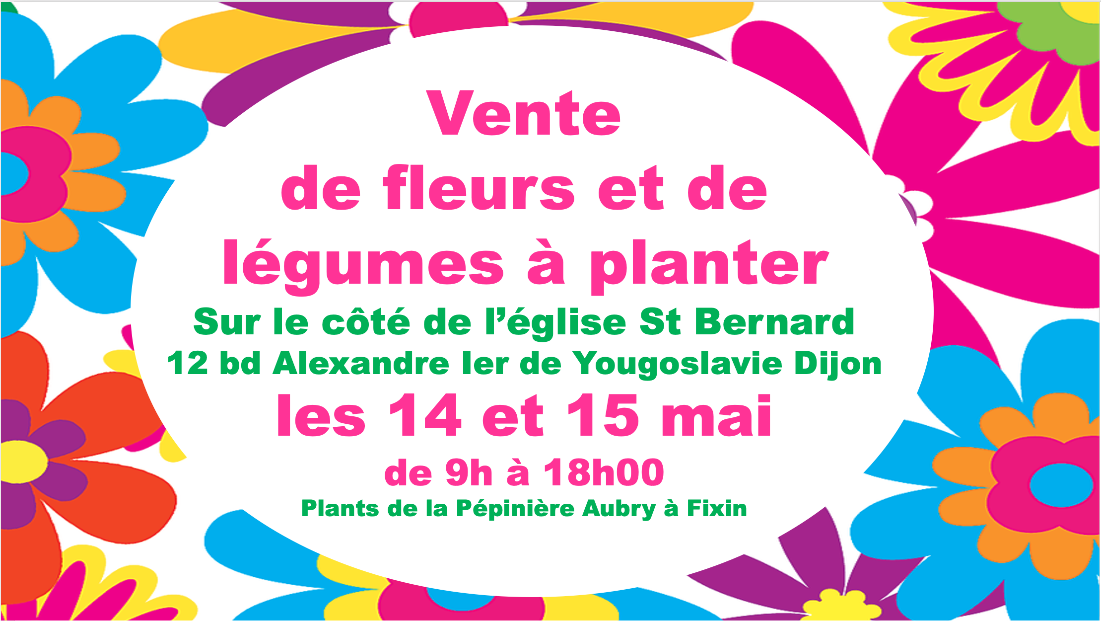 Vente de fleurs 2022